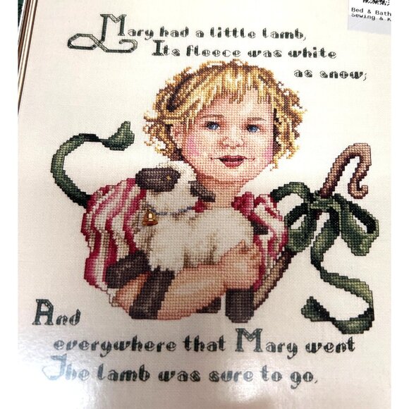 Mother Goose Babies Cross Stitch Pattern Book By Carol Emmer - Picture 1 of 3